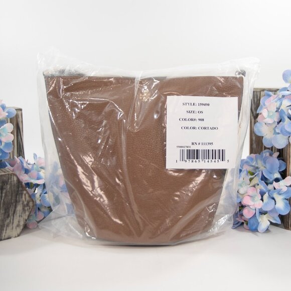 Tory Burch Cortado Pebbled Leather Blake Bucket Crossbody Shoulder Bag NWT - Picture 9 of 9